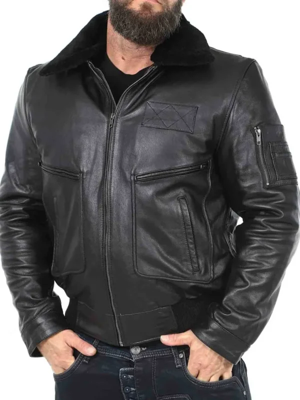 RD Stormhide Foret Skindjakke - Sort^Rockdenim New