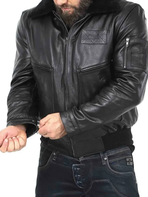 RD Stormhide Foret Skindjakke - Sort^Rockdenim New