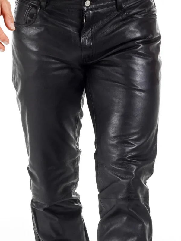 RD Thunder Skindbukse - Sort^RockDenim Online
