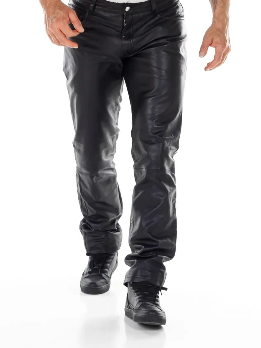 rd_thunder_skindbukse__so_3.webp RD Thunder Skindbukse - Sort^RockDenim Online