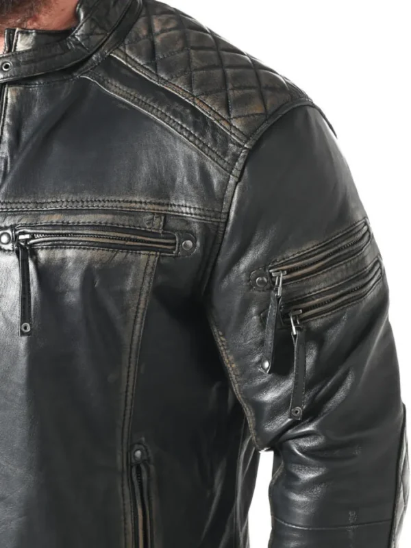 RD Thunder Skindjakke - Sort^RockDenim Clearance