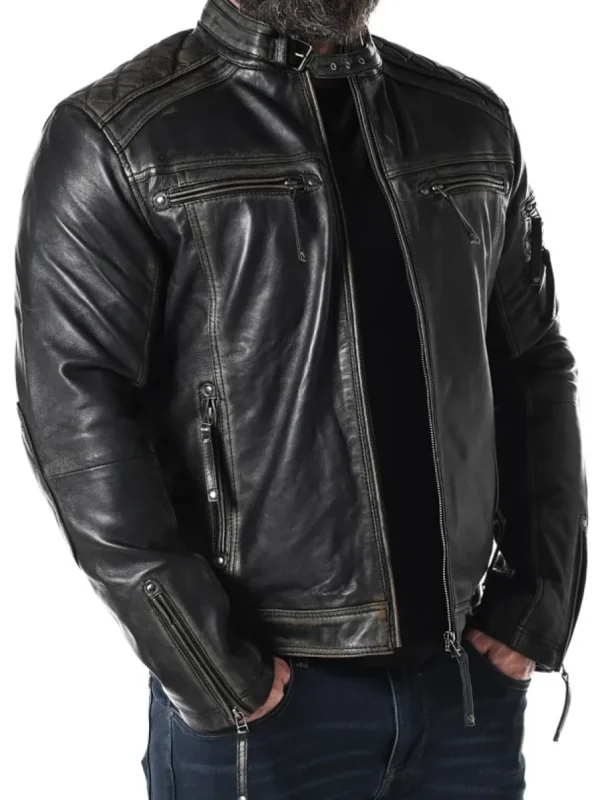 RD Thunder Skindjakke - Sort^RockDenim Clearance