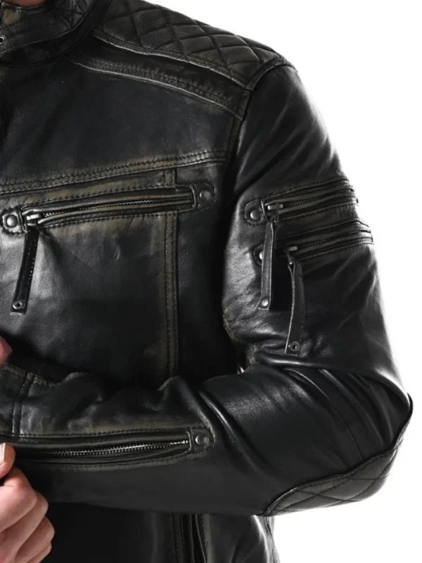 RD Thunder Skindjakke - Sort^RockDenim Clearance
