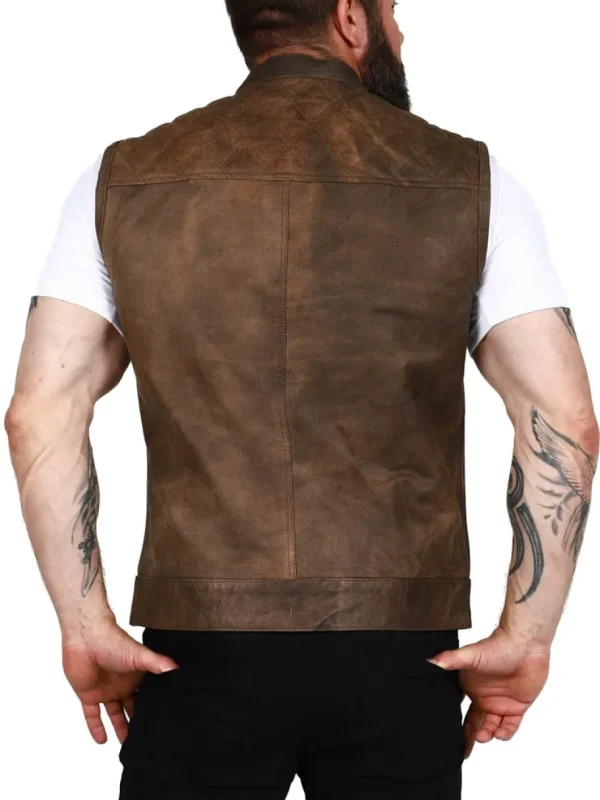RD Turbo Rider Skindvest - Brun^Rockdenim Hot