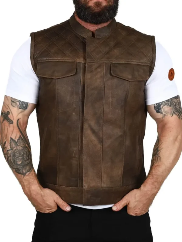 RD Turbo Rider Skindvest - Brun^Rockdenim Hot