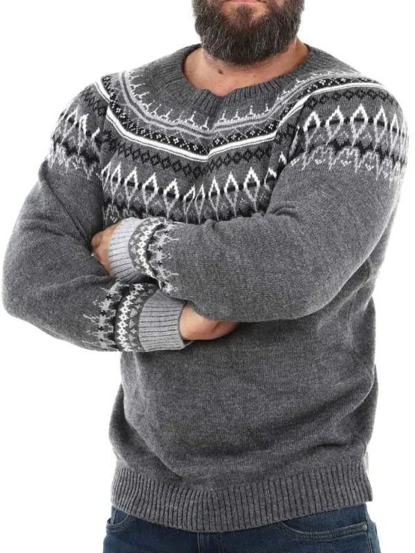 RD Valor Cashmere Strikket Trøje - Mørkegrå^Rockdenim Discount