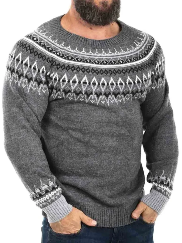 RD Valor Cashmere Strikket Trøje - Mørkegrå^Rockdenim Discount