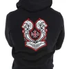 RD Viking Runic Zip Hoodie - Sort^Rockdenim Sale