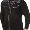 RD Western Skjorte - Sort/Hvid^Rockdenim Online