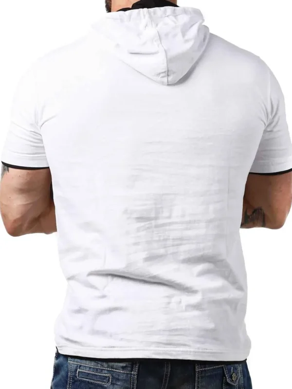 RD Yuto T-shirt - Hvid/Sort^Rockdenim Discount