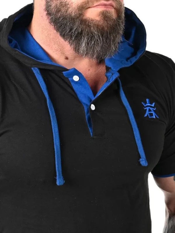 RD Yuto T-shirt - Sort/Blå^RockDenim Sale
