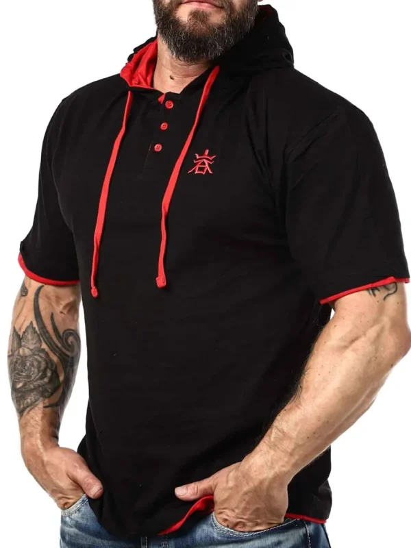 RD Yuto T-shirt - Sort/Rød^Rockdenim Hot