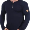 RD Zuto Longsleeve - Mørkeblå^Rockdenim Outlet