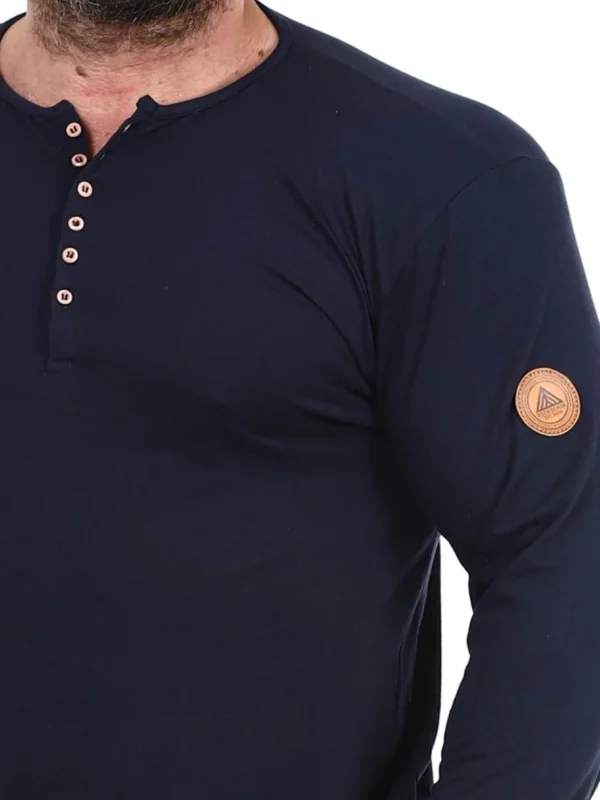 RD Zuto Longsleeve - Mørkeblå^Rockdenim Outlet