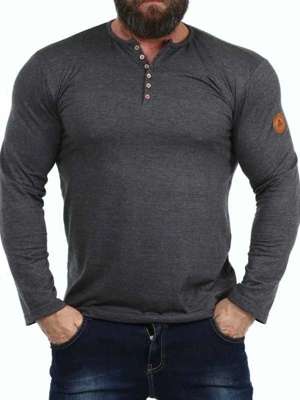 RD Zuto Longsleeve - Mørkegrå^Rockdenim Sale