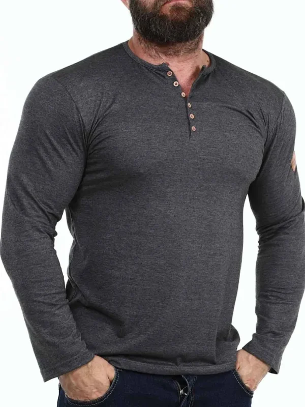 RD Zuto Longsleeve - Mørkegrå^Rockdenim Sale
