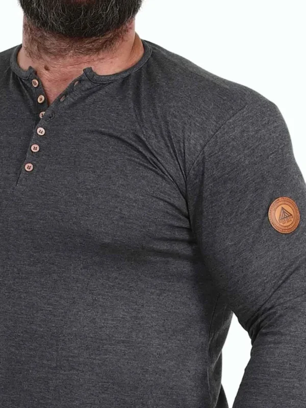 RD Zuto Longsleeve - Mørkegrå^Rockdenim Sale