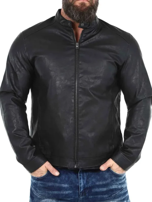 Rebel Caleb PU Skindjakke - Sort^JJ Rebel swe Fashion