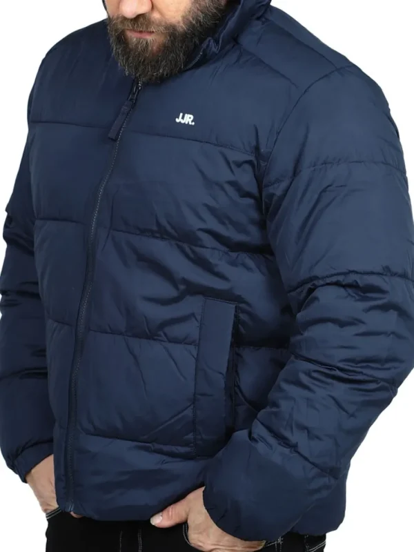 Rebel Logo Pufferjakke - Mørkeblå^JJ Rebel swe Clearance