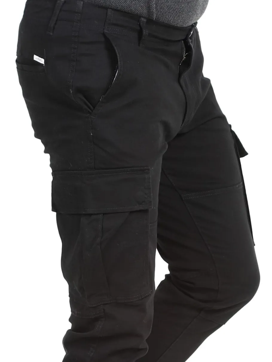 rebel_michael_slim_cargo__0-2.webp Rebel Michael Slim Cargo Bukser - Sort^JJ Rebel swe Hot