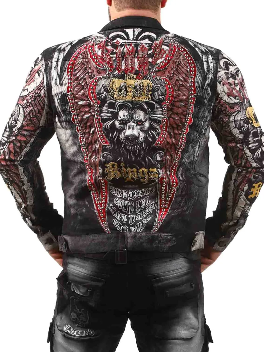 reign_kingz_jeansjakke__s_10.webp Reign Jeansjakke - Sort^Kingz Clearance