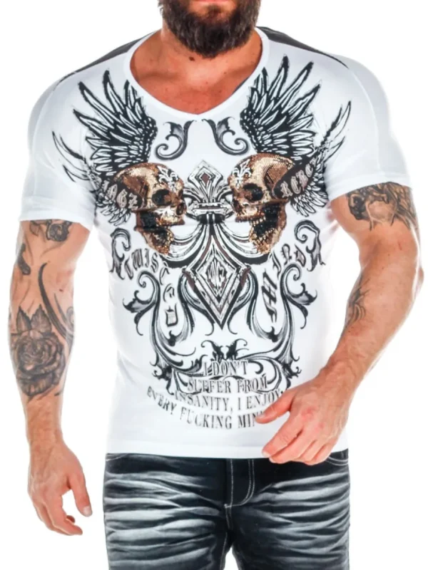 Revolution T-shirt - Hvid/Sølv^Kingz Hot