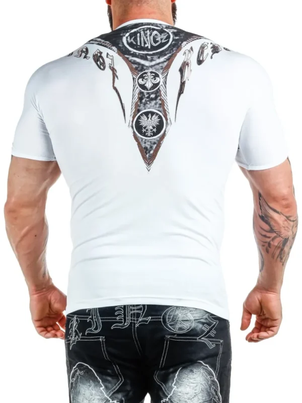 Revolution T-shirt - Hvid/Sølv^Kingz Hot