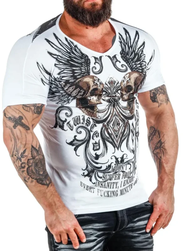 Revolution T-shirt - Hvid/Sølv^Kingz Hot