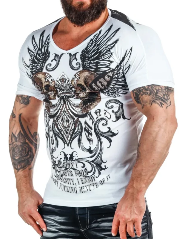 Revolution T-shirt - Hvid/Sølv^Kingz Hot