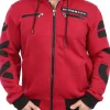 Ridge Hoodie - Mørkerød^Cipo & Baxx Fashion