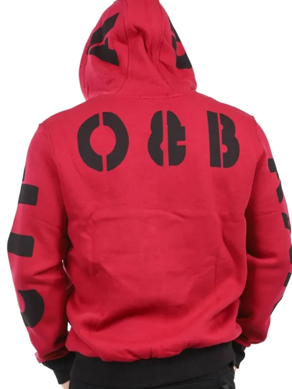 Ridge Hoodie - Mørkerød^Cipo & Baxx Fashion
