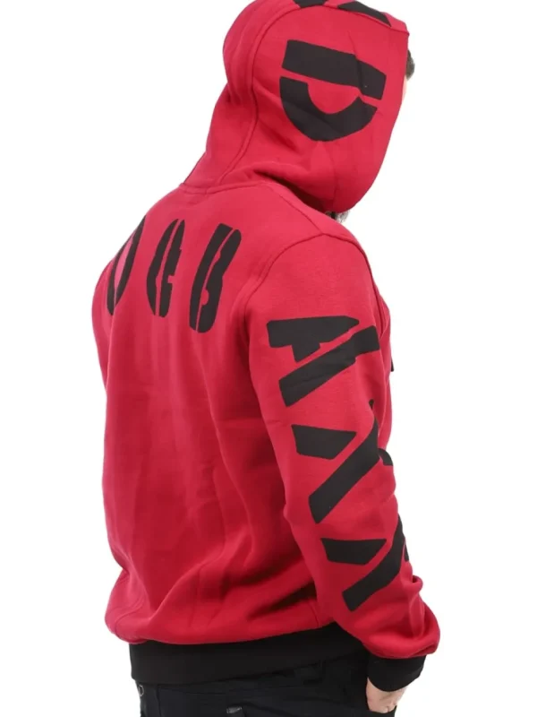 Ridge Hoodie - Mørkerød^Cipo & Baxx Fashion