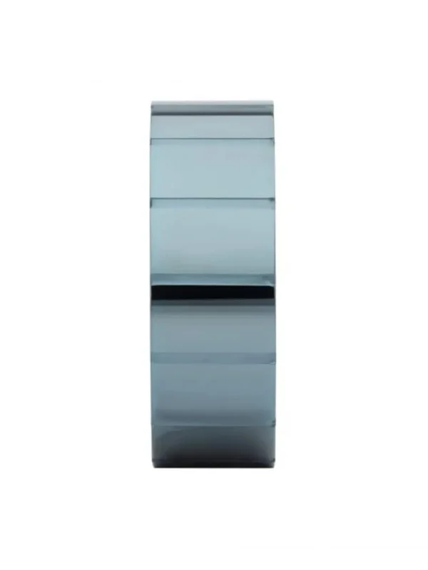 Ridged Compact Ring - Blå^Inox Discount