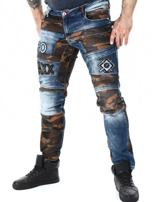 Road Rage Jeans - Blå^Cipo & Baxx Sale