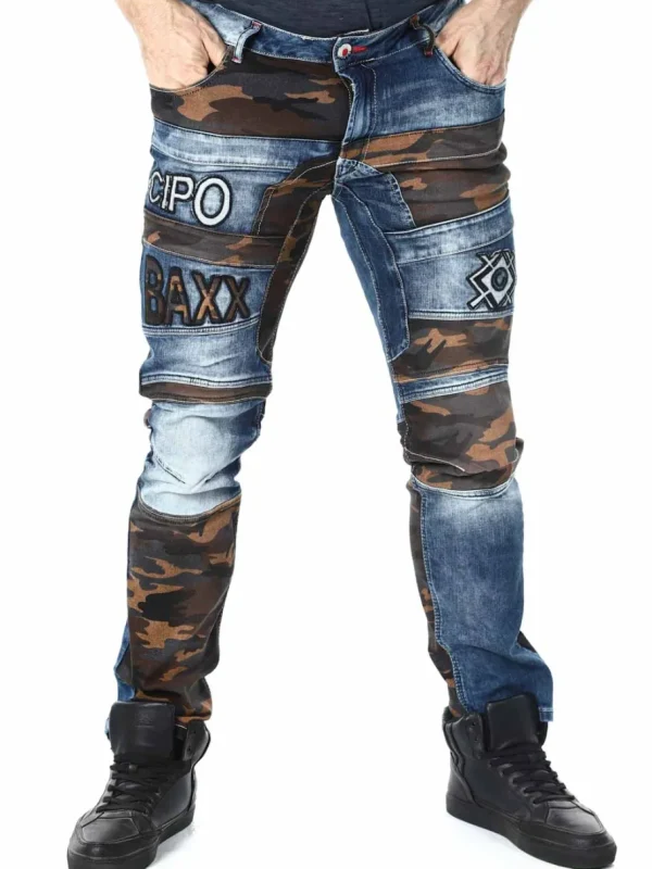 Road Rage Jeans - Blå^Cipo & Baxx Sale
