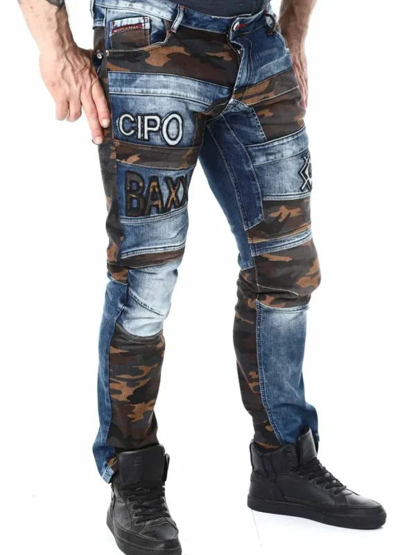 Road Rage Jeans - Blå^Cipo & Baxx Sale
