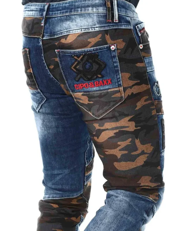 Road Rage Jeans - Blå^Cipo & Baxx Sale