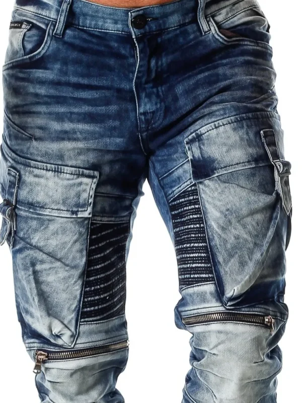 Roadster Cargo Jeans - Blå^Cipo & Baxx Hot