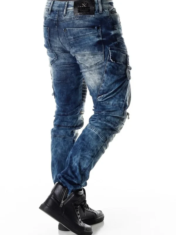Roadster Cargo Jeans - Blå^Cipo & Baxx Hot