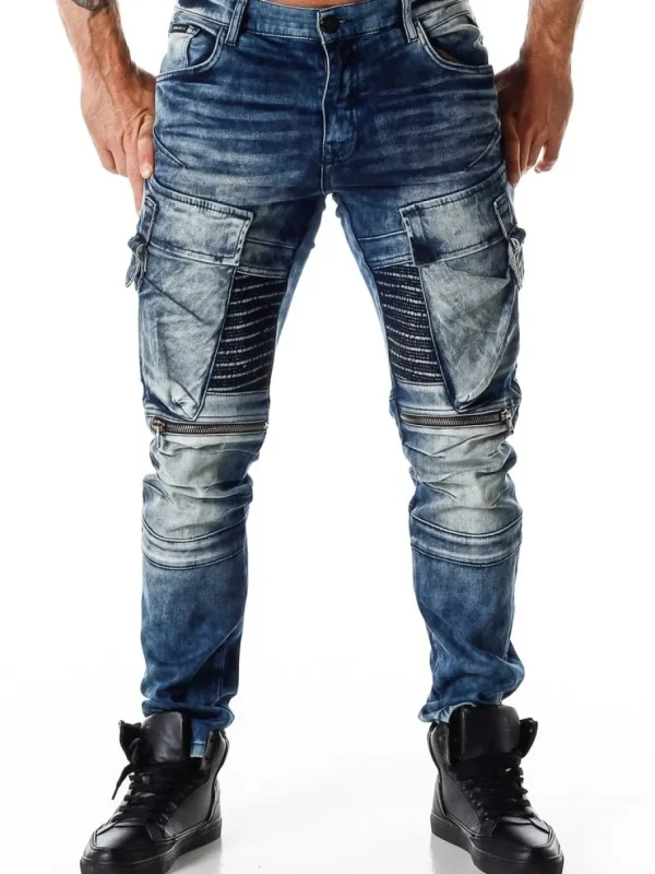 Roadster Cargo Jeans - Blå^Cipo & Baxx Hot