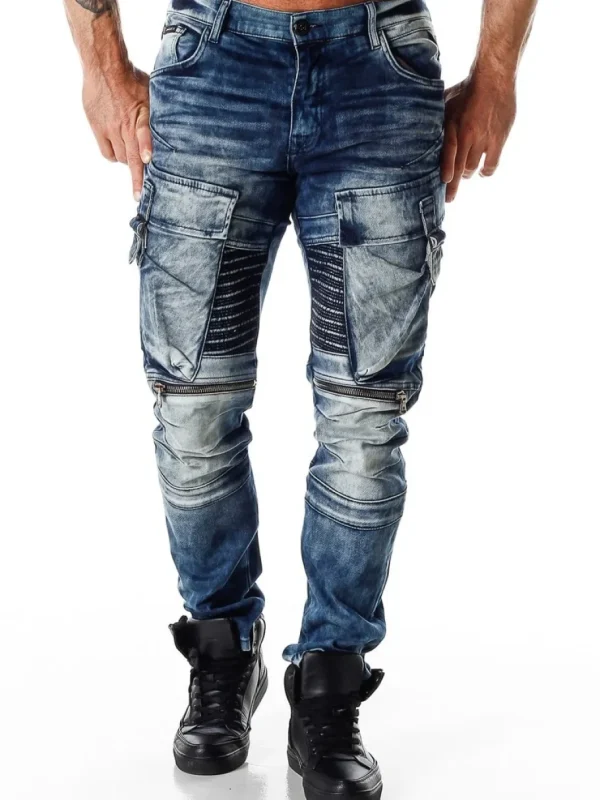 Roadster Cargo Jeans - Blå^Cipo & Baxx Hot