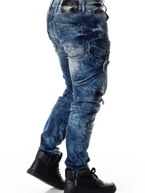 Roadster Cargo Jeans - Blå^Cipo & Baxx Hot