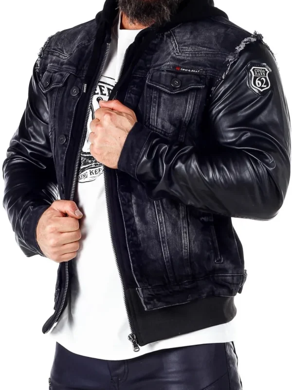 Rocky Denim Jakke - Sort^Cipo & Baxx Discount