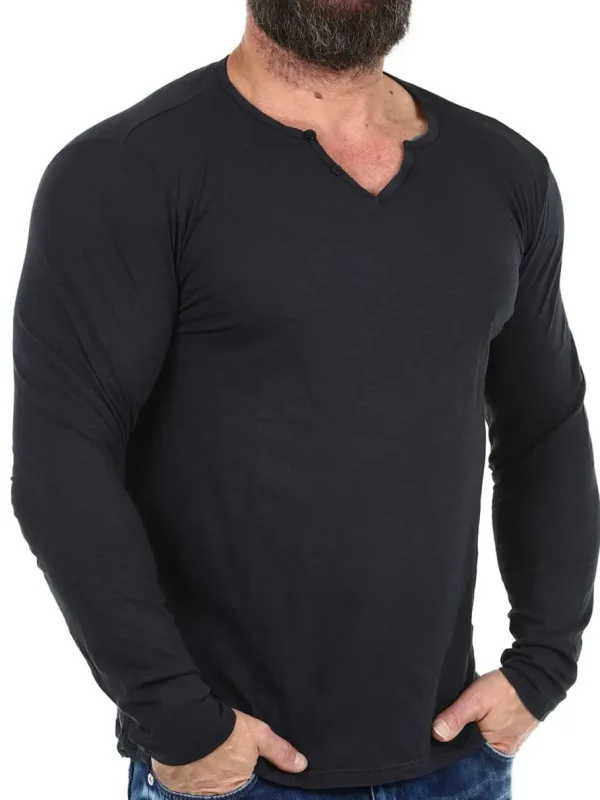 Romeo Longsleeve - Washed Black^Blend Outlet