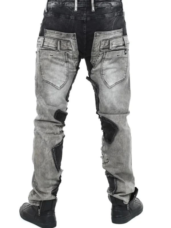 Row Haroc Jeans - Sort/Grå^Cipo & Baxx New