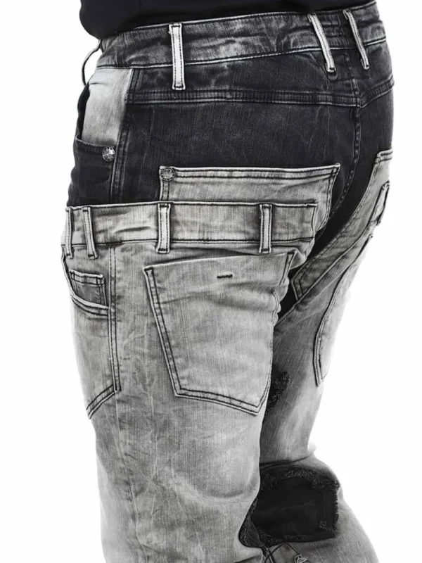 Row Haroc Jeans - Sort/Grå^Cipo & Baxx New