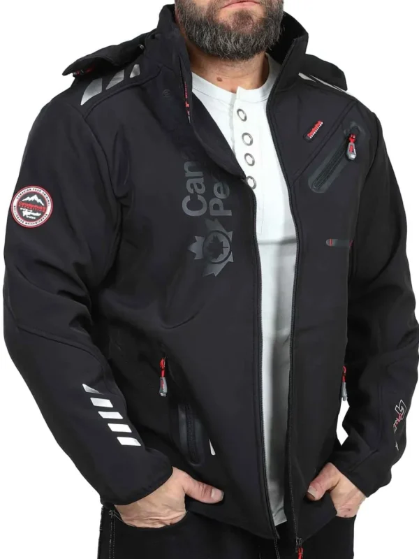 Royauteak Canadian Peak Softshelljakke - Sort^Geographical Norway Discount