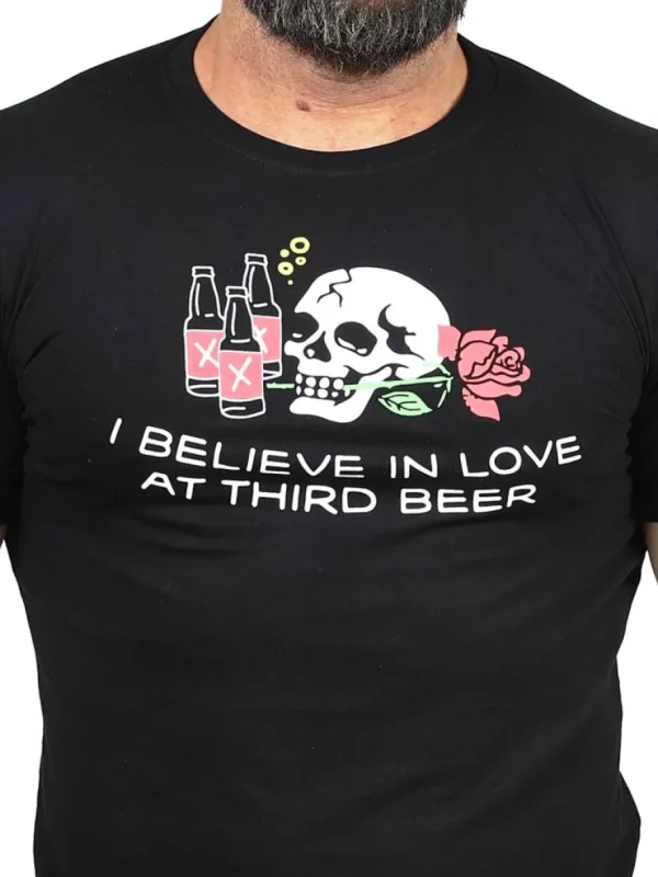 RRD Love At Third Beer T-shirt - Sort^Rockdenim Online
