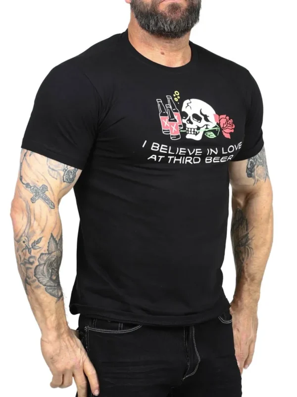 RRD Love At Third Beer T-shirt - Sort^Rockdenim Online