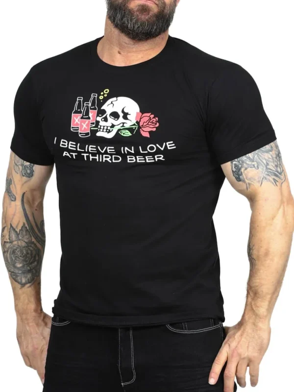 RRD Love At Third Beer T-shirt - Sort^Rockdenim Online